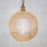 HANGING LAMP FLSK GOLD 30 - HANGING LAMPS